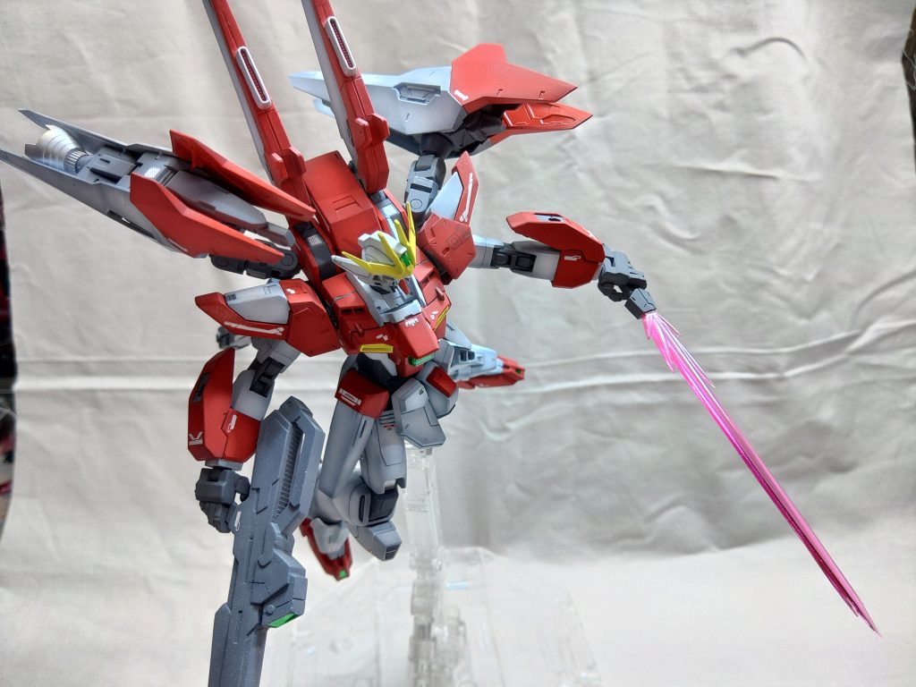 制作過程で有りませんが、アクションポーズ