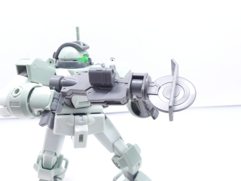 もちろんチュチュライフルでも。怒りにまかせて資材をぶった切ったサーキュラーソー。