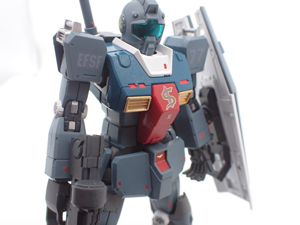 スレッガー専用ジム–2枚目/制作者：アンジェロのプラモデル工房