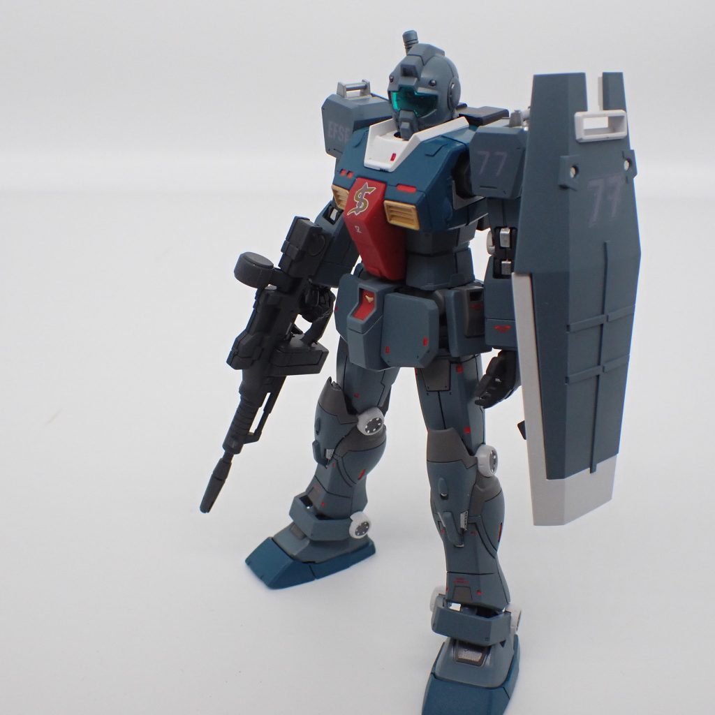 スレッガー専用ジム–4枚目/制作者：アンジェロのプラモデル工房