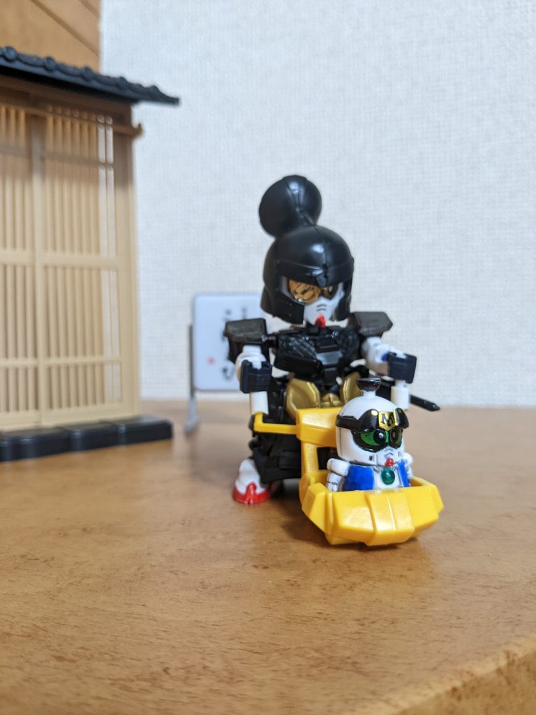 「荒五郎!ここは高そうだから違うとこにしよう」