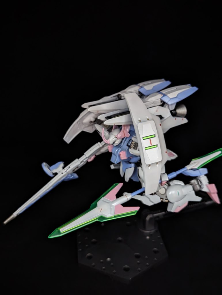 高速で移動中ロングレンジビームライフルとビームジャベリンを両手で持つしかない弱点が発覚！！