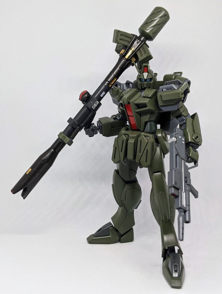 以上、スパルタンダガーでした。ジム・スパルタンを組んだあとの衝動的なノリで製作した機体ですが、意外とそれっぽく仕上げられたので満足してます。