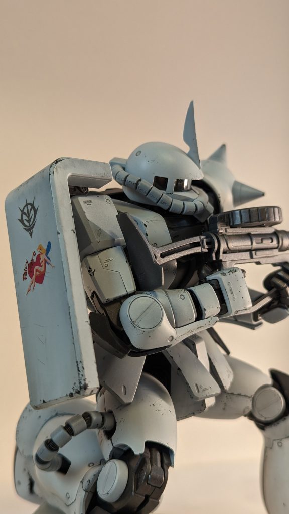 ウェザリングは汚しの度合いが難しいですね。でも楽しかった。