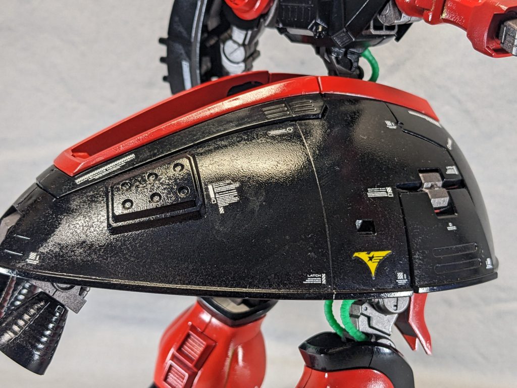 ティターンズマーク、もっとデカいの欲しかったんですが売ってなくて…（Ｚガンダム用がそもそも売ってないす）