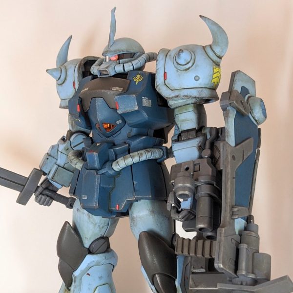 MG グフカスタム無塗装かんたん仕上げ｜クルフさんのガンプラ作品｜GUNSTA（ガンスタ）