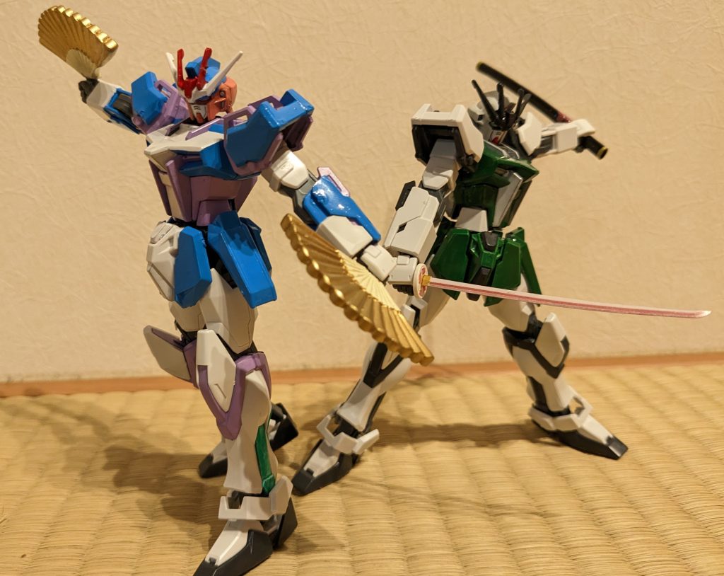 最後に、幽々子と言えば妖夢ということで、ツーショット写真コレはコレでかっこいいなと以上、EGストライク６体目でした。ご覧いただきありがとうございました！