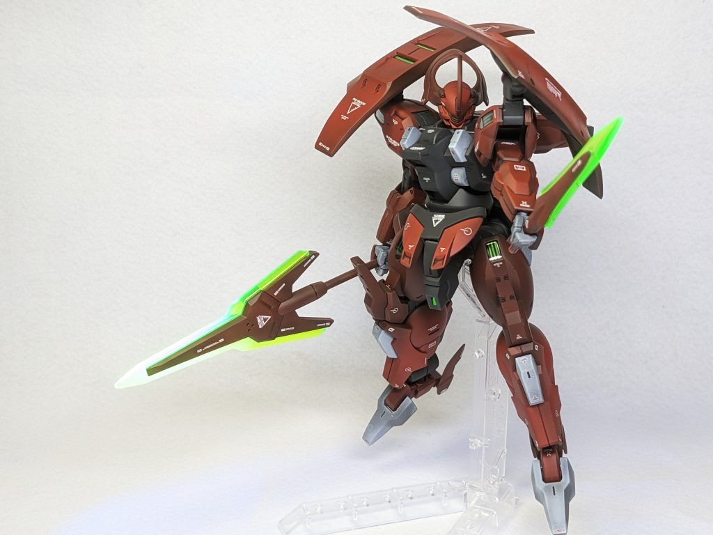 グエル君が好きなのでデカールもおまけして頑張って沢山張ってみたのですが、まだ張ってもよかったかも