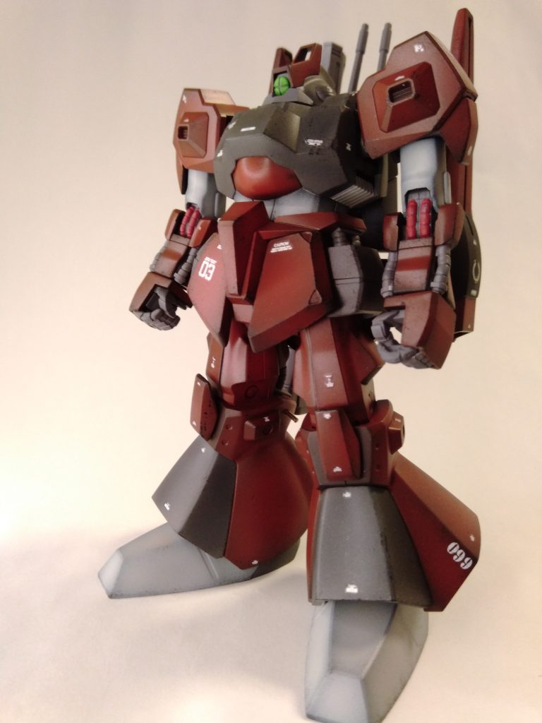 初めてリックデイアスを作りましたが、良いですねー。子供の頃には解らなかったカッコ良さがありますね。