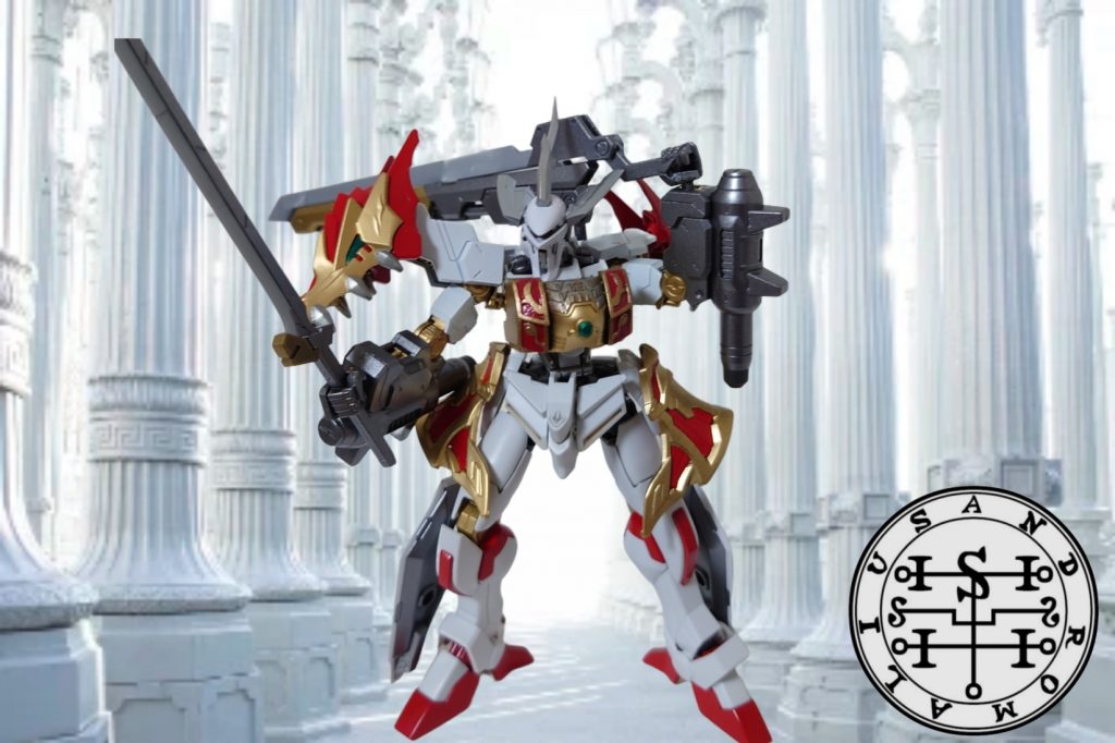 ガンダムフレーム72体のうち72番目の機体「正義の代行者アンドロマリウス」悪魔アンドロマリウスは、悪魔のくせに邪悪を見つけ出し、振る舞いを理解し、泥棒やその他の邪悪な物達を罰するというまんま正義の味方みたいな悪魔なので、白を基調に正義の味方をイメージして作成しました。異形のケモノ11「正義の代行者アンドロマリウス」|パイナップル少佐さんのガンプラ作品|GUNSTA(ガンスタ) (gumpla.jp)