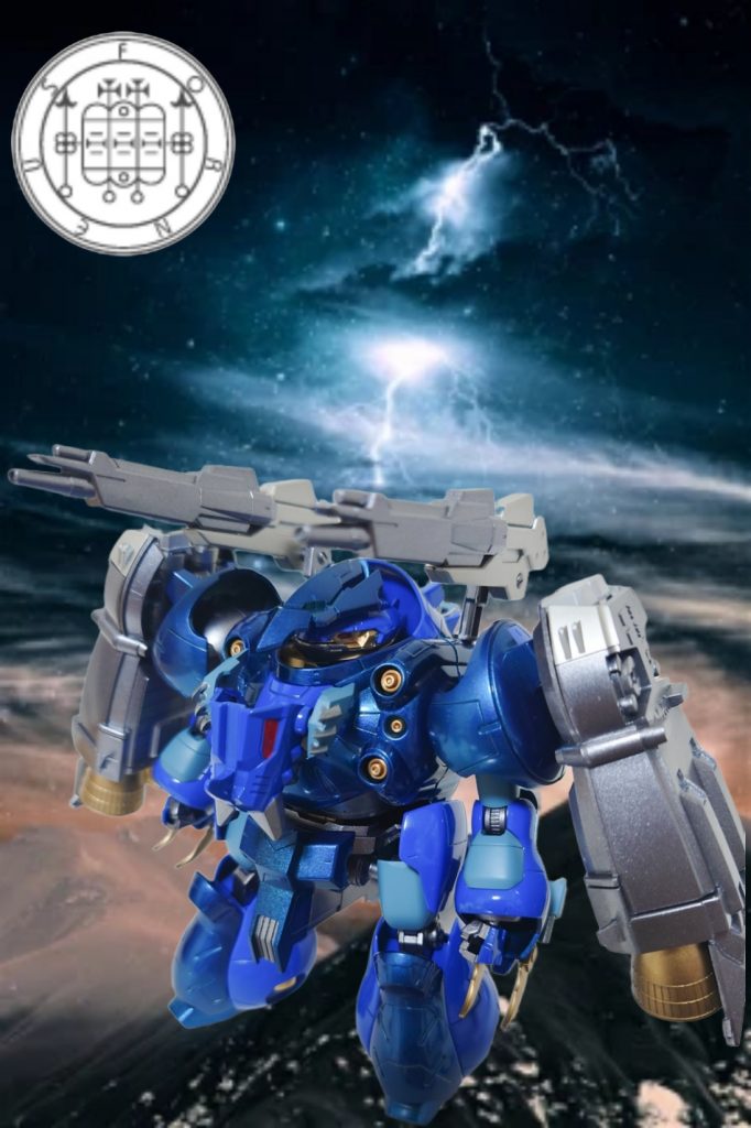 ガンダムフレーム72体のうち30番目の機体「大海の覇者フォルネウス」悪魔フォルネウスは、海の怪物の姿ということで、自分なりの怪物の姿をイメージし思いっきりオリジナルの姿にしました。機体はグシオンをベースにしています。異形のケモノ15「大海の覇者フォルネウス」|パイナップル少佐さんのガンプラ作品|GUNSTA(ガンスタ) (gumpla.jp)