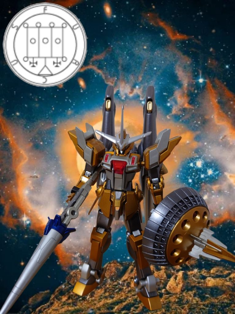 ガンダムフレーム72体のうち50番目の機体「黄金の騎士フルカス」悪魔フルカスはソロモン72柱の中で唯一の騎士爵ということで、騎士をイメージして作成しました。シールドには刺突用武器を内蔵してあります。機動力重視の機体設定です。異形のケモノ3「黄金の騎士フルカス」|パイナップル少佐さんのガンプラ作品|GUNSTA(ガンスタ) (gumpla.jp)