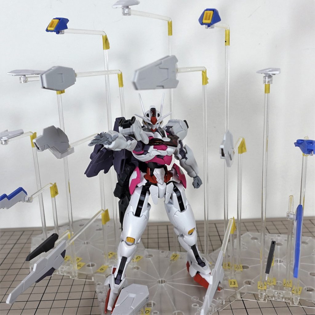 作成時の写真 その2ビットスタンドは各種ビットの固定に悩まされました多分一番時間が掛かった個所です