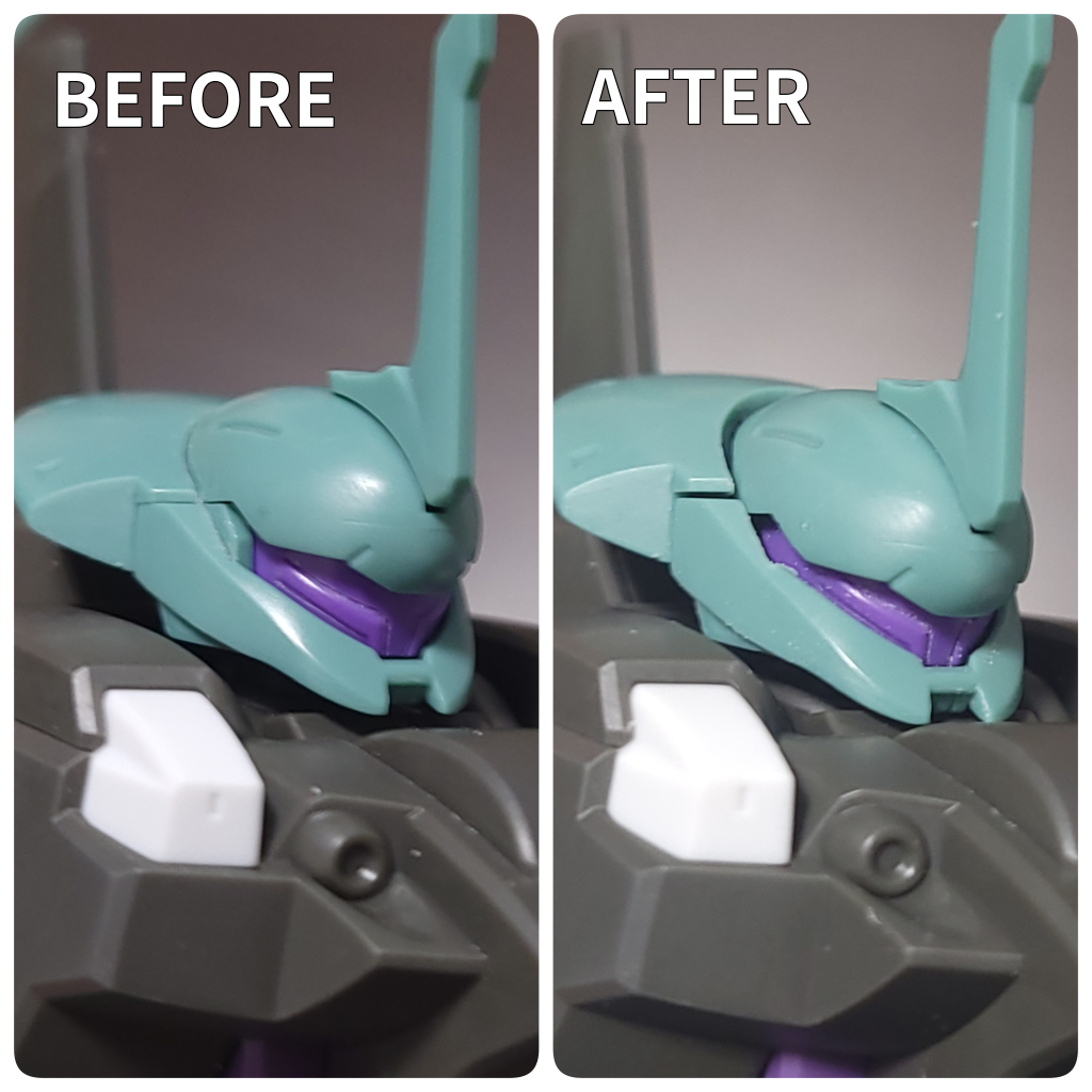 ■おまけ細目化　ビフォーアフターこれは前後で見比べると結構効果あったかと思います！悪顔ディランザになりますよ🤭