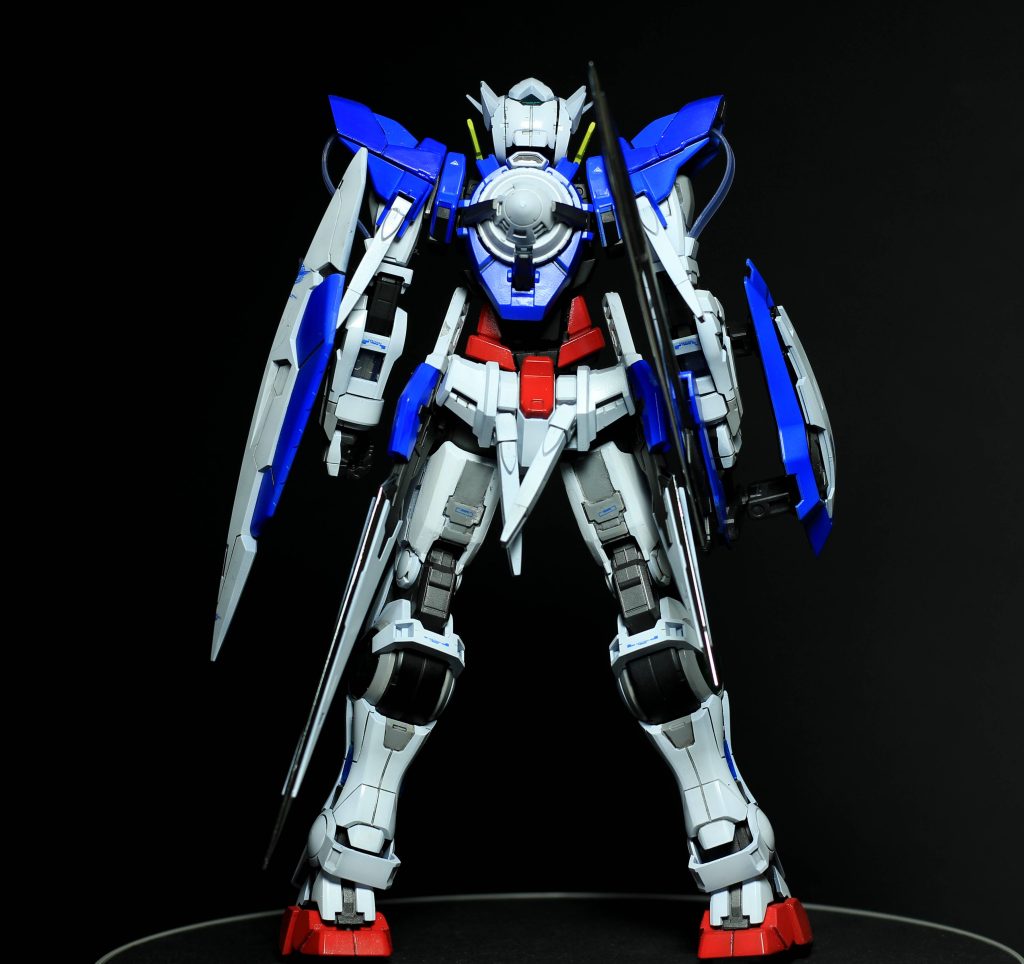 【背面図】メッキパーツはそのまま使用するか悩みましたが、アクセントになると考えてそのまま使用してあります。