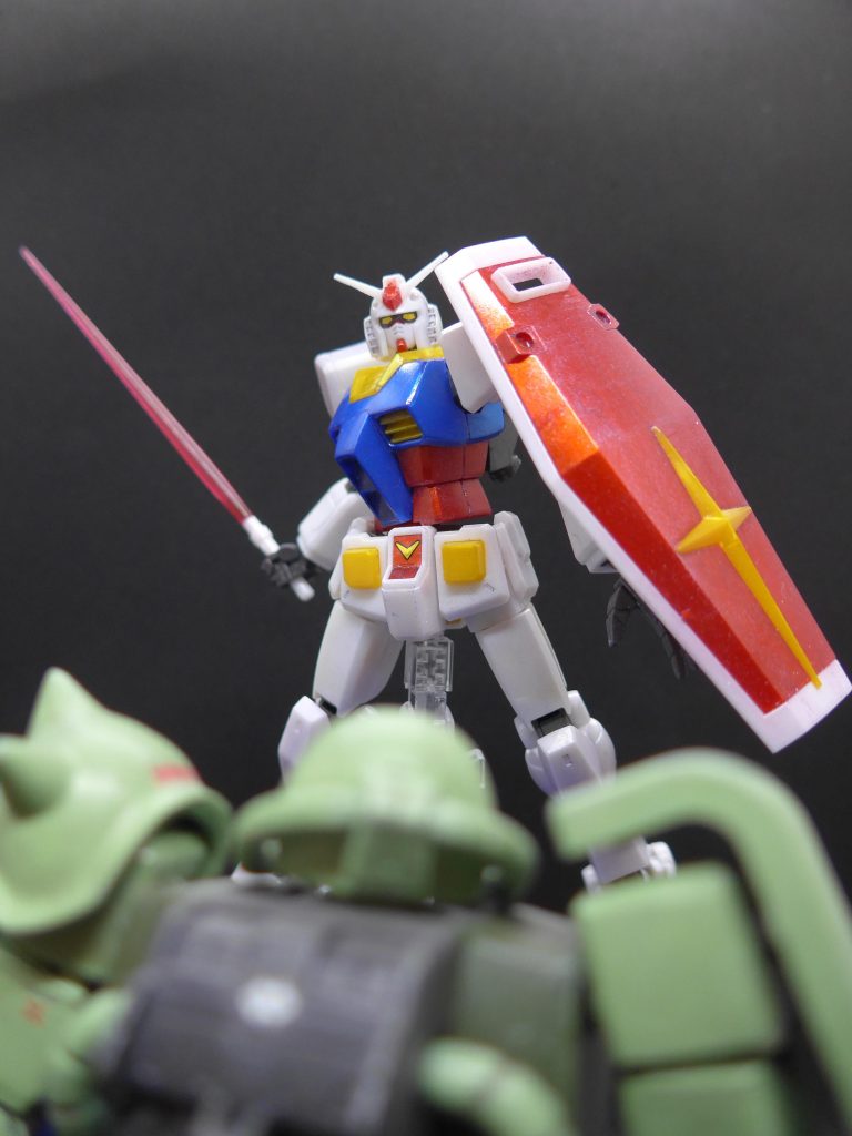 最後はザクに斬りかかるところで！！（機会があればこのザクも投稿したいと思います）