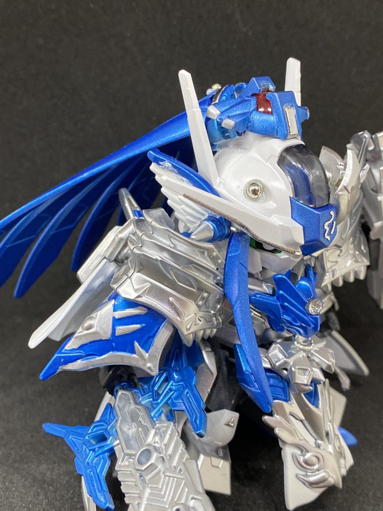 sdエアリアルのフェイスにsdアーサー他を見様見真似ミキシングです。