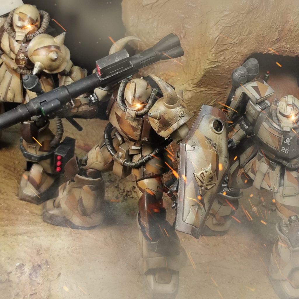 砂漠の熱い戦い–5枚目/制作者：@AlvinGor729