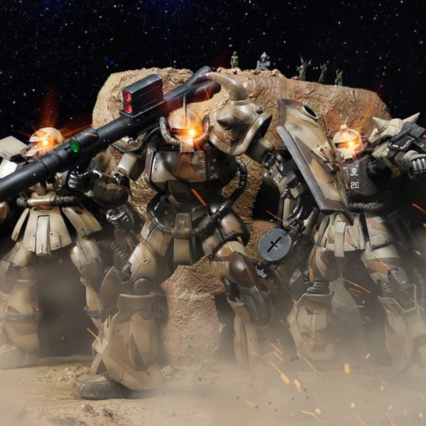 砂漠の熱い戦い