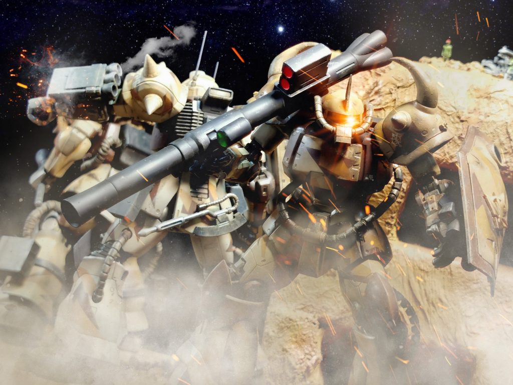 砂漠の熱い戦い–4枚目/制作者：@AlvinGor729