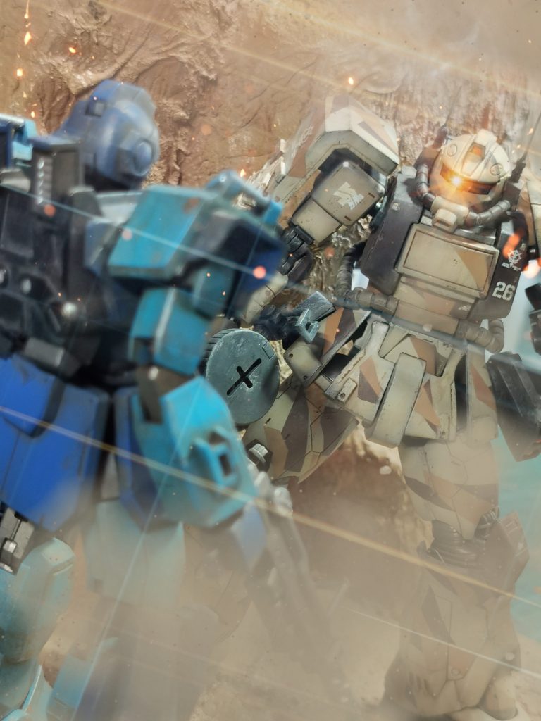 砂漠の熱い戦い–3枚目/制作者：@AlvinGor729