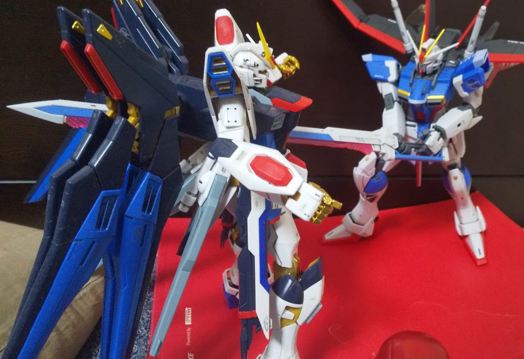 :私(美鶴)と明智君のフリーダムが!?💦(MGフリーダムはないのでストライクフリーダム(皮肉))