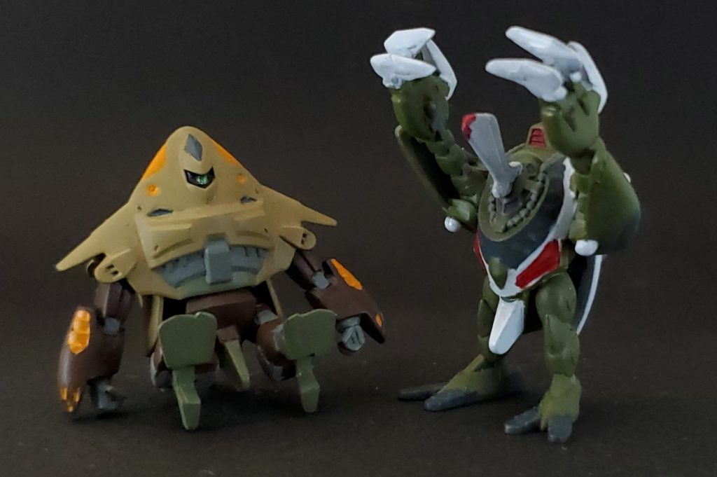 前回作ったゾノと並べてみたり。可愛い