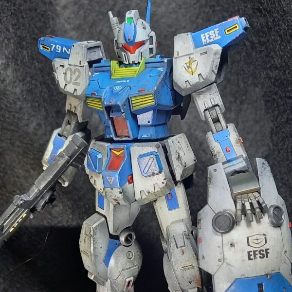HG　ジムカスタム　瀧川カラー汚し塗装
