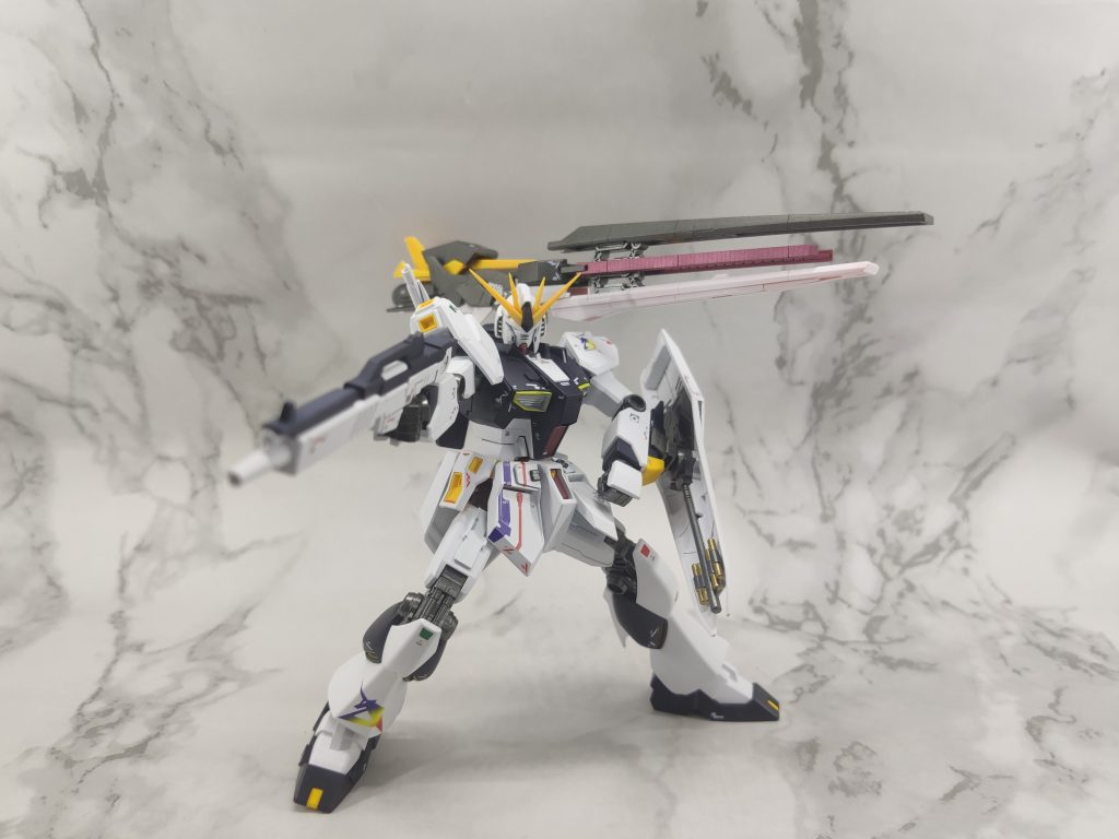 EG nu牛鋼+福岡牛gk大砲 νガンダム RX-93–2枚目/制作者：@fox_chi_zeng