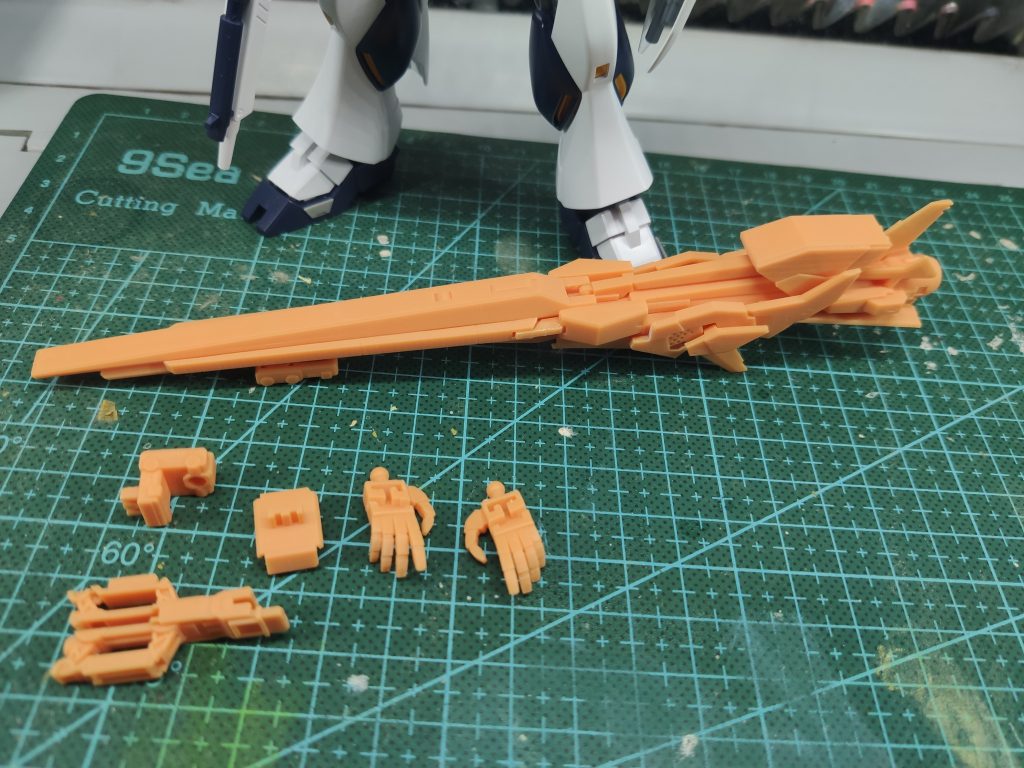 EG nu牛鋼+福岡牛gk大砲 νガンダム RX-93–5枚目/制作者：@fox_chi_zeng