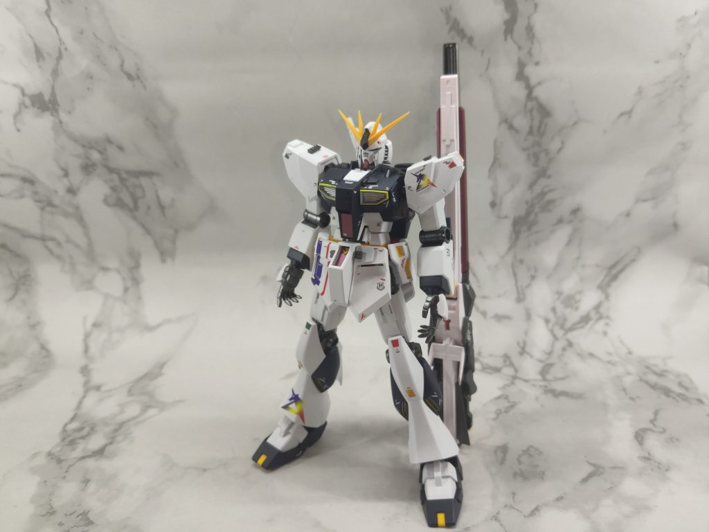 EG nu牛鋼+福岡牛gk大砲 νガンダム RX-93–3枚目/制作者：@fox_chi_zeng