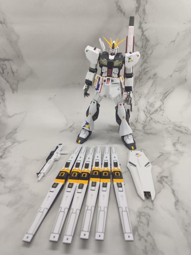 EG nu牛鋼+福岡牛gk大砲 νガンダム RX-93–5枚目/制作者：@fox_chi_zeng