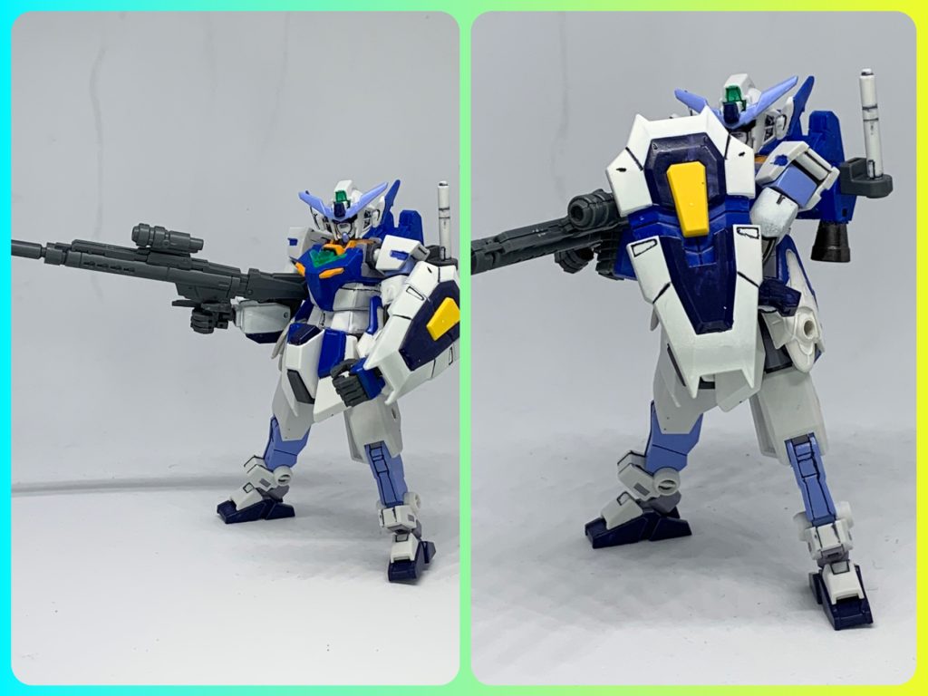 通常ライフルと盾。ライフルは同じくミリタリー武装から。盾はデスティニーから。当然展開も可能。