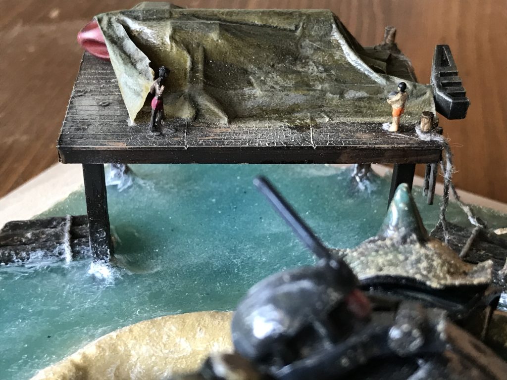 子供達もお手伝いします。