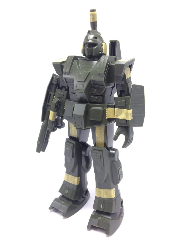 仮組み状態。これはこれで味があって良いのですが、気になる部分だけ手を加えました。