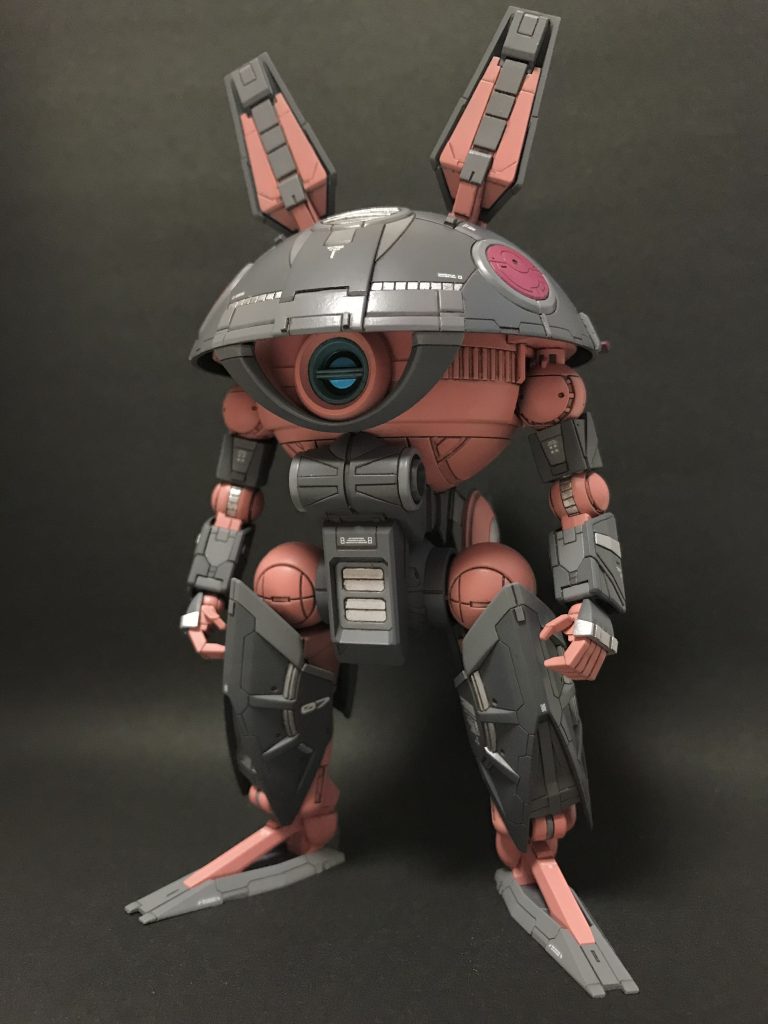 あけましておめでとうございます! 今年一発目は兎風の変なロボ、MR.ウォドムポッドです。簡単な組み替え作品ですが、なかなかいい形になったなぁと自分では思います。