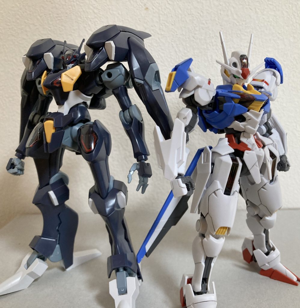 エアリアルとのツーショット。本編の方でもいつかこう肩並べて欲しいです。