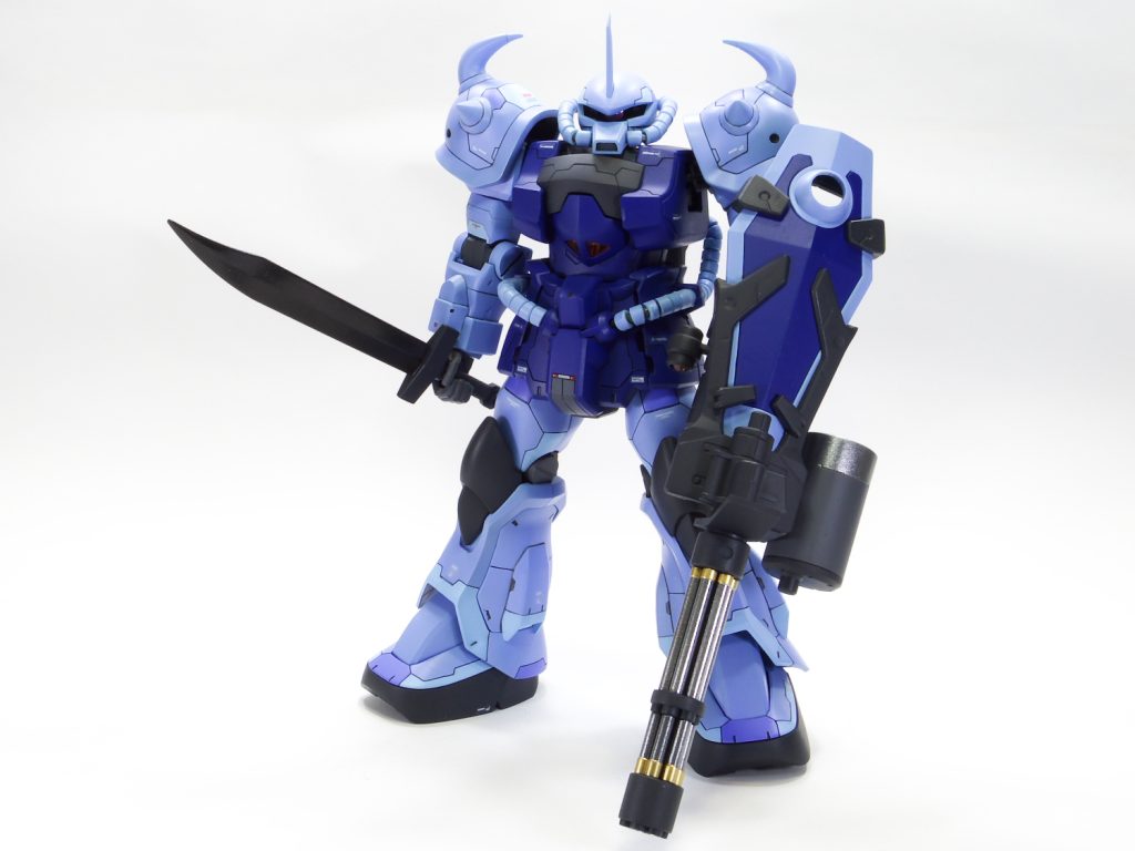 MG グフカスタム 改修塗装完成品–5枚目/制作者：gunplacraft