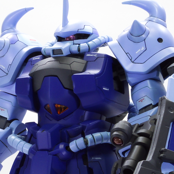 MG グフカスタム 改修塗装完成品｜gunplacraftさんのガンプラ