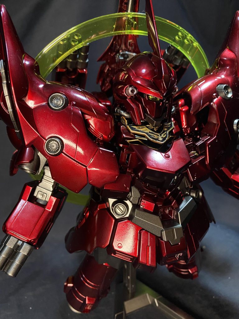 胸元の金色のエンブレムがいい感じに出来ました!