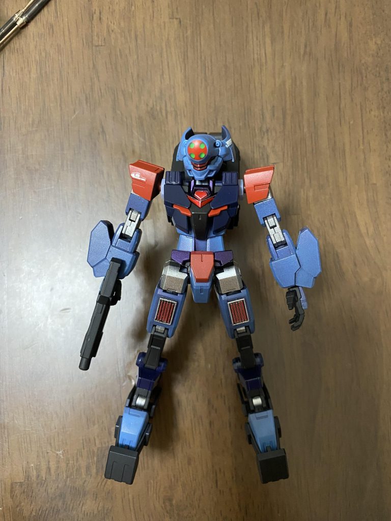 いい色になったので完成!武装は後からいつでも拡張できるのがコアガンダムのボディを採用した良さなので、今回はシンプルに仕上げました!