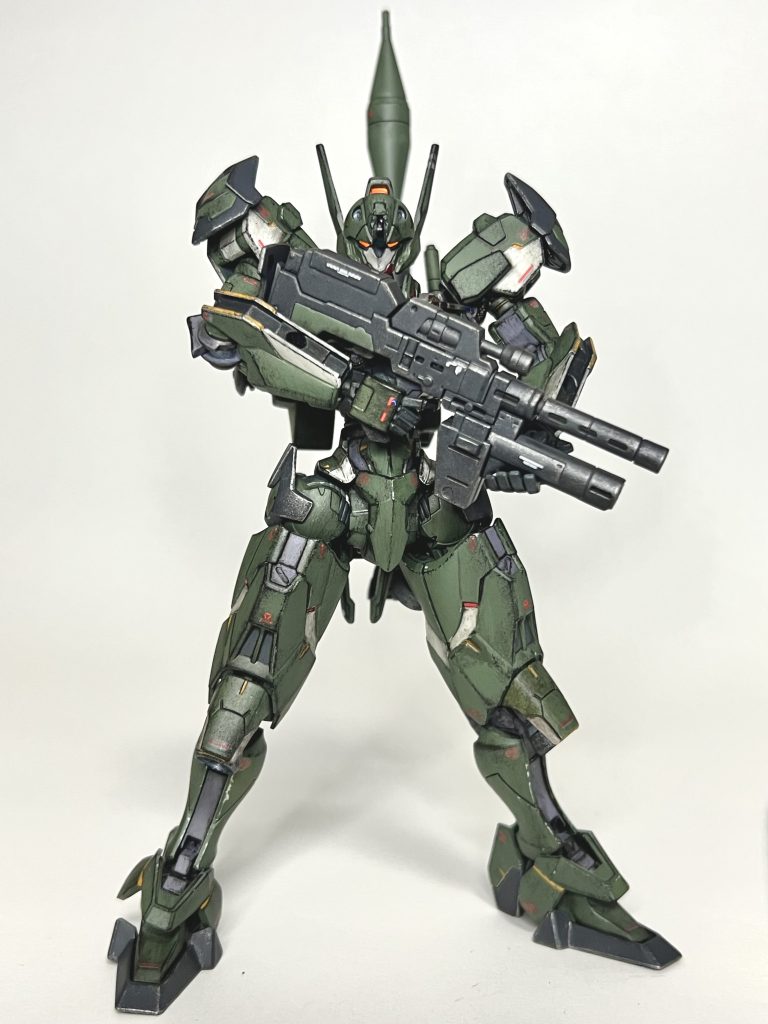 正面。フル装備。