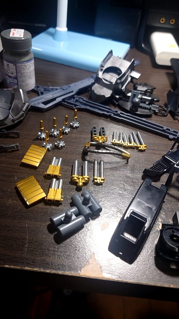 シリンダーは全て塗り分け