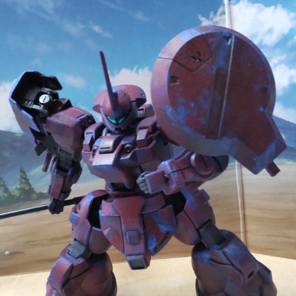 ディランザ筆塗り