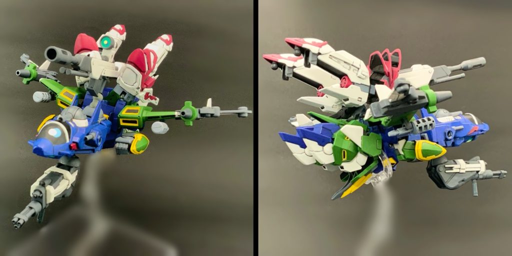 ●マッハホークモード(HWフル装備)はやいぞホーク!つおいぞホーク!弾丸ばばばで、ソニックブーム!