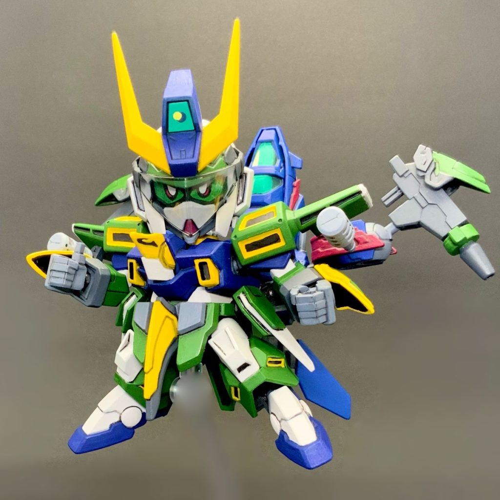 ●ガンホークMk-II「今日こそMk-II兄さんを探し出す!」『ガンホークMk-II』は『ガンダムMk-II』の従弟だ!G-ARMSメンバーの新顔で、従兄の『ガンダムMk-II』の行方を探しているぞ!