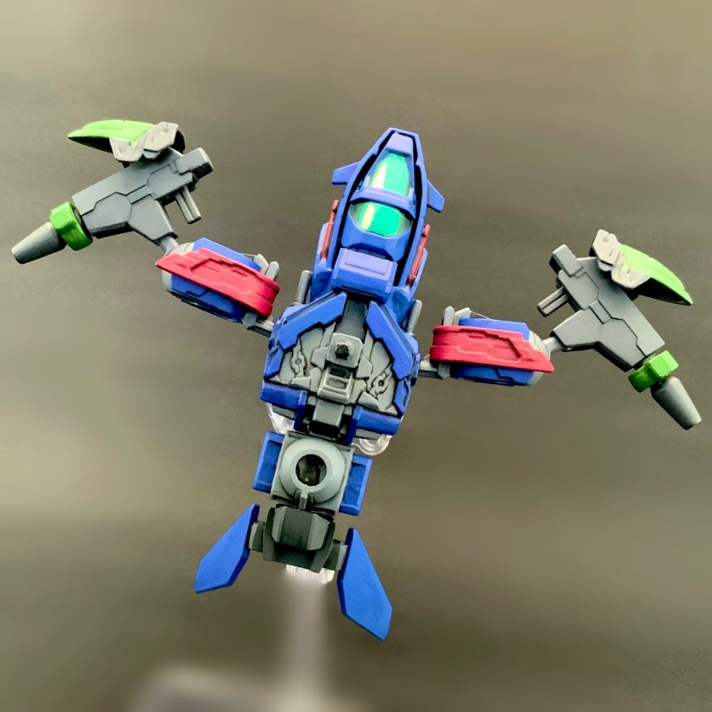 ●PAC3ハンブラビ・カスタム「ザメハ!オイラのスゴ技を見逃すな!」ICBMハンブラビ対抗ミサイルを装備していて、空戦可能な優れた支援メカだよ!!