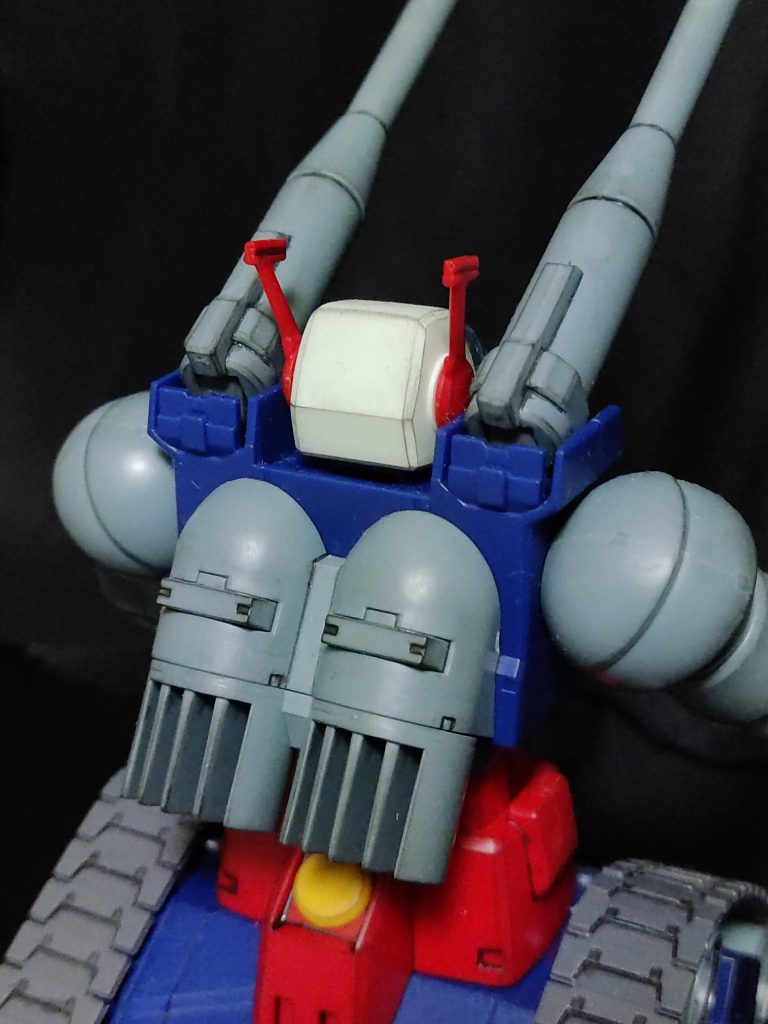 苦労したのはキャノンの合わせ目消しです…写真だとそれなりに消えて見えるから良しとしましょう。