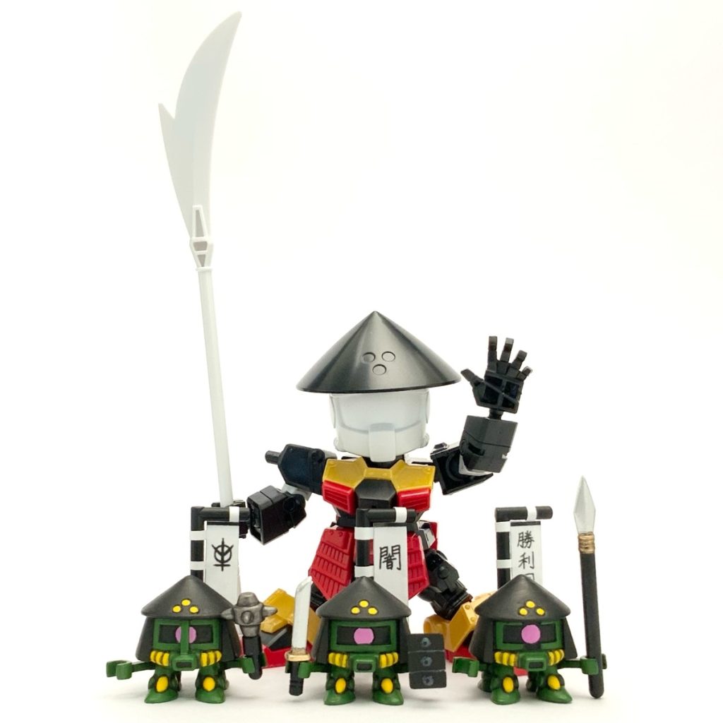 ●BB戦士No.17ムシャガンダムは、20年以上前に作成したものだよ！時を超えて輝けたことがとても嬉しいよ！最後までご覧いただき、ありがとうございました！