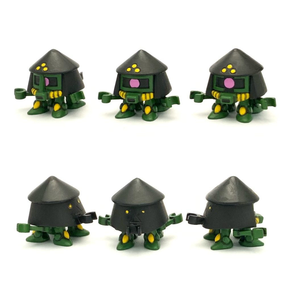 ●素立ち腕と旗差し部分は、レゴブロック(100円ショップの互換品)だよ！